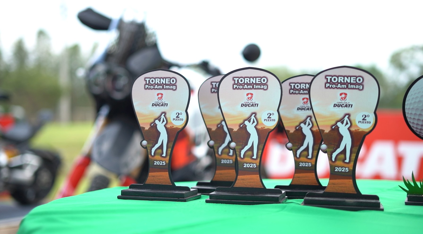 IMAG SRL acercó la experiencia Ducati al campo de golf paraguayo