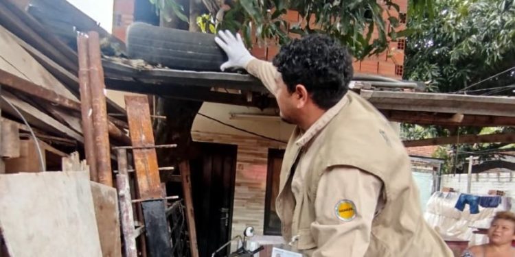 Salud Pública intensifica la lucha contra el dengue con una gran minga ambiental en Villa Elisa