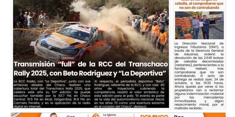 Tapa Sabado 25 de octubre