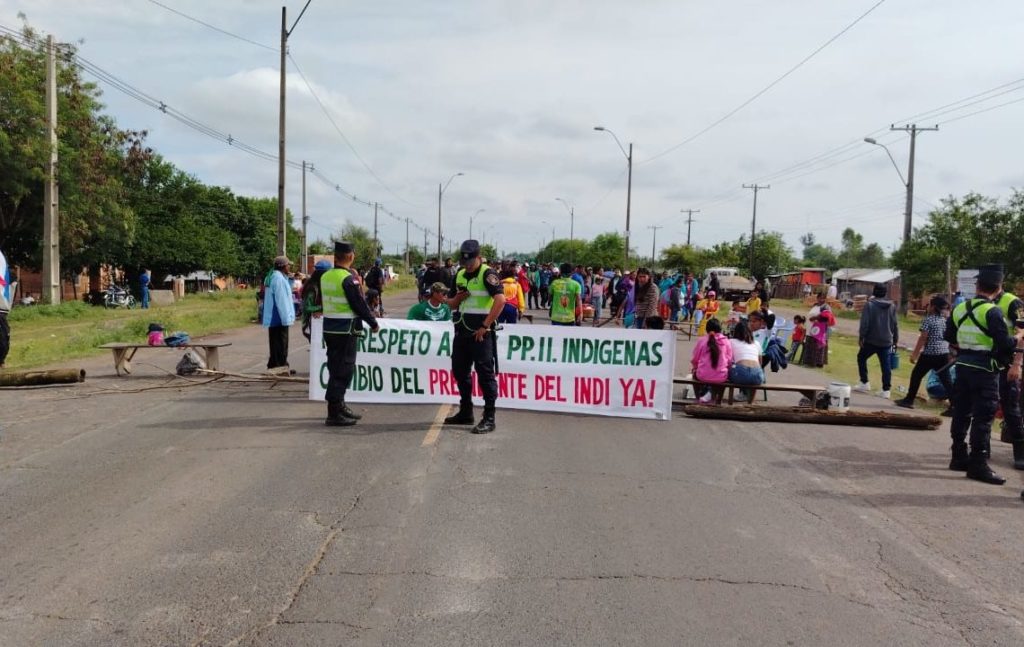 Cambio en la cúpula del INDI, tras varios días de presiones y cierres de ruta de indígenas de la zona de Hayes Cambio en la cúpula del INDI, tras varios días de presiones y cierres de ruta de indígenas de la zona de Hayes
