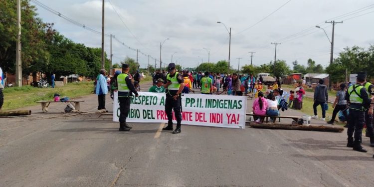 Cambio en la cúpula del INDI, tras varios días de presiones y cierres de ruta de indígenas de la zona de Hayes Cambio en la cúpula del INDI, tras varios días de presiones y cierres de ruta de indígenas de la zona de Hayes