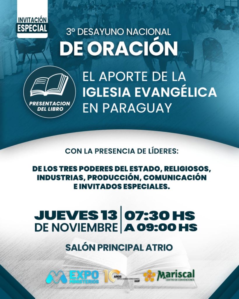 Se presenta el esperado libro: “El Aporte de la Iglesia Evangélica en el Paraguay”
