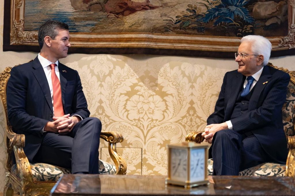 Santiago Peña y el presidente de Italia destacan la “fortaleza” de la relación con el Paraguay Santiago Peña y el presidente de Italia destacan la “fortaleza” de la relación con el Paraguay