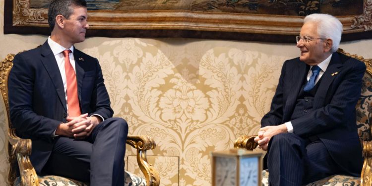 Santiago Peña y el presidente de Italia destacan la “fortaleza” de la relación con el Paraguay Santiago Peña y el presidente de Italia destacan la “fortaleza” de la relación con el Paraguay