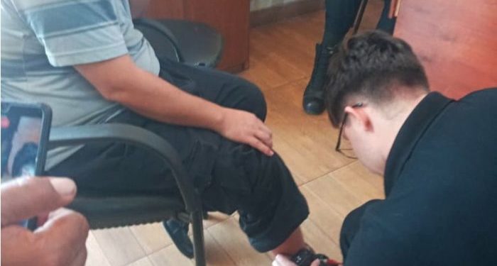 Primera persona privada de libertad de San Pedro accede a tobillera electrónica