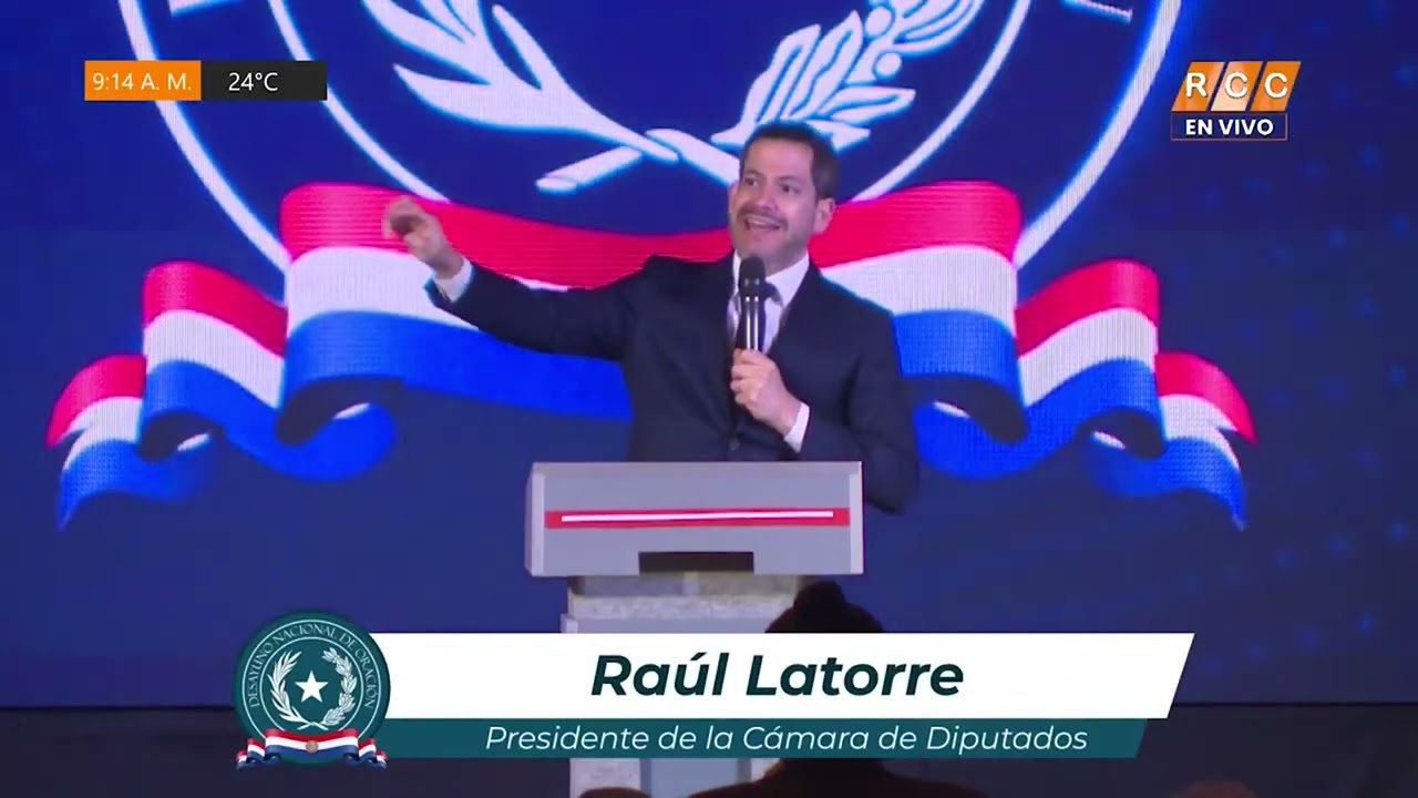 Video: Palabras de Raúl Latorre, Pdte. Cámara de Diputados en el 3er Desayuno Nacional de Oración Py 2025