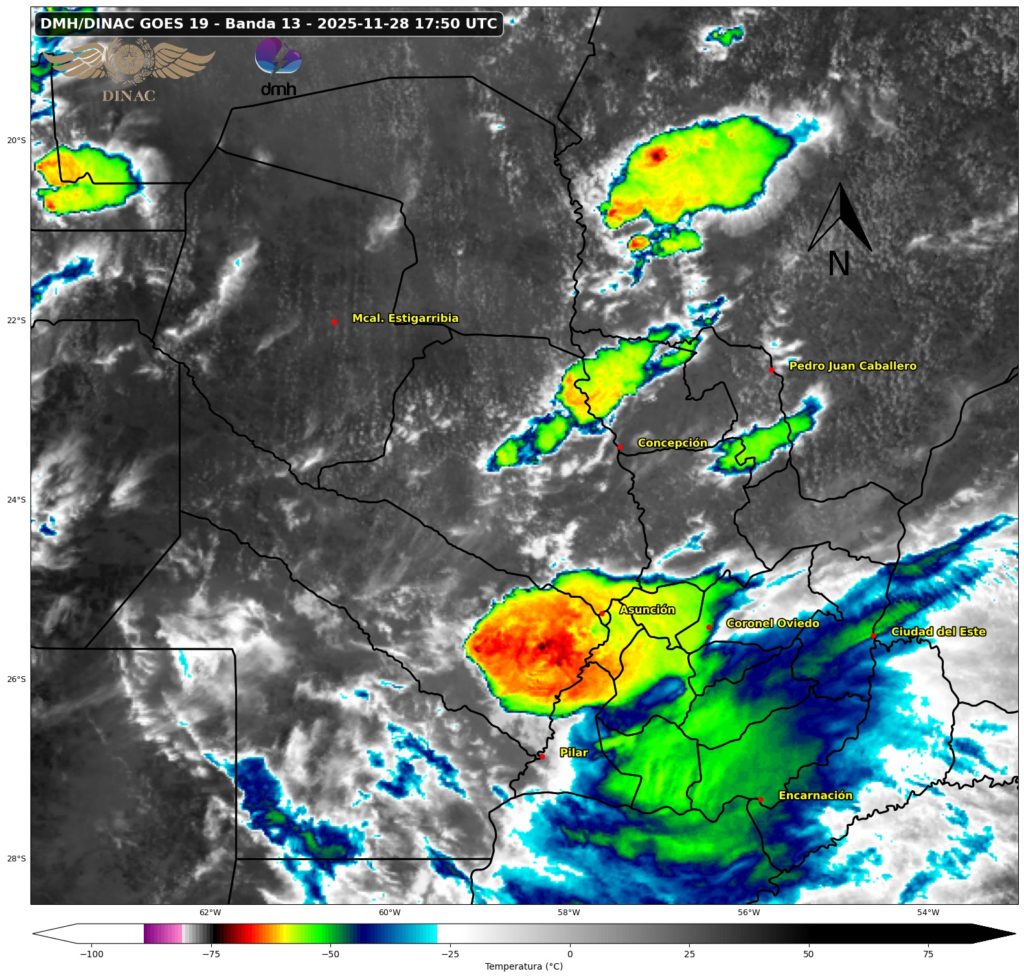 Alertan sobre tormentas fuertes y posible caída de granizos para este viernes Alertan sobre tormentas fuertes y posible caída de granizos para este viernes
