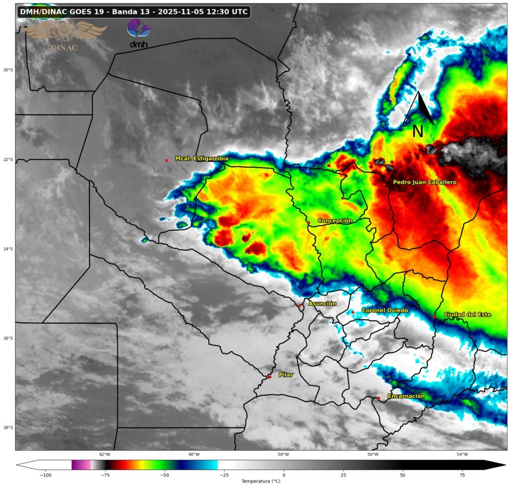 Alertan sobre tormentas con potencial severo en el norte del país Alertan sobre tormentas con potencial severo en el norte del país