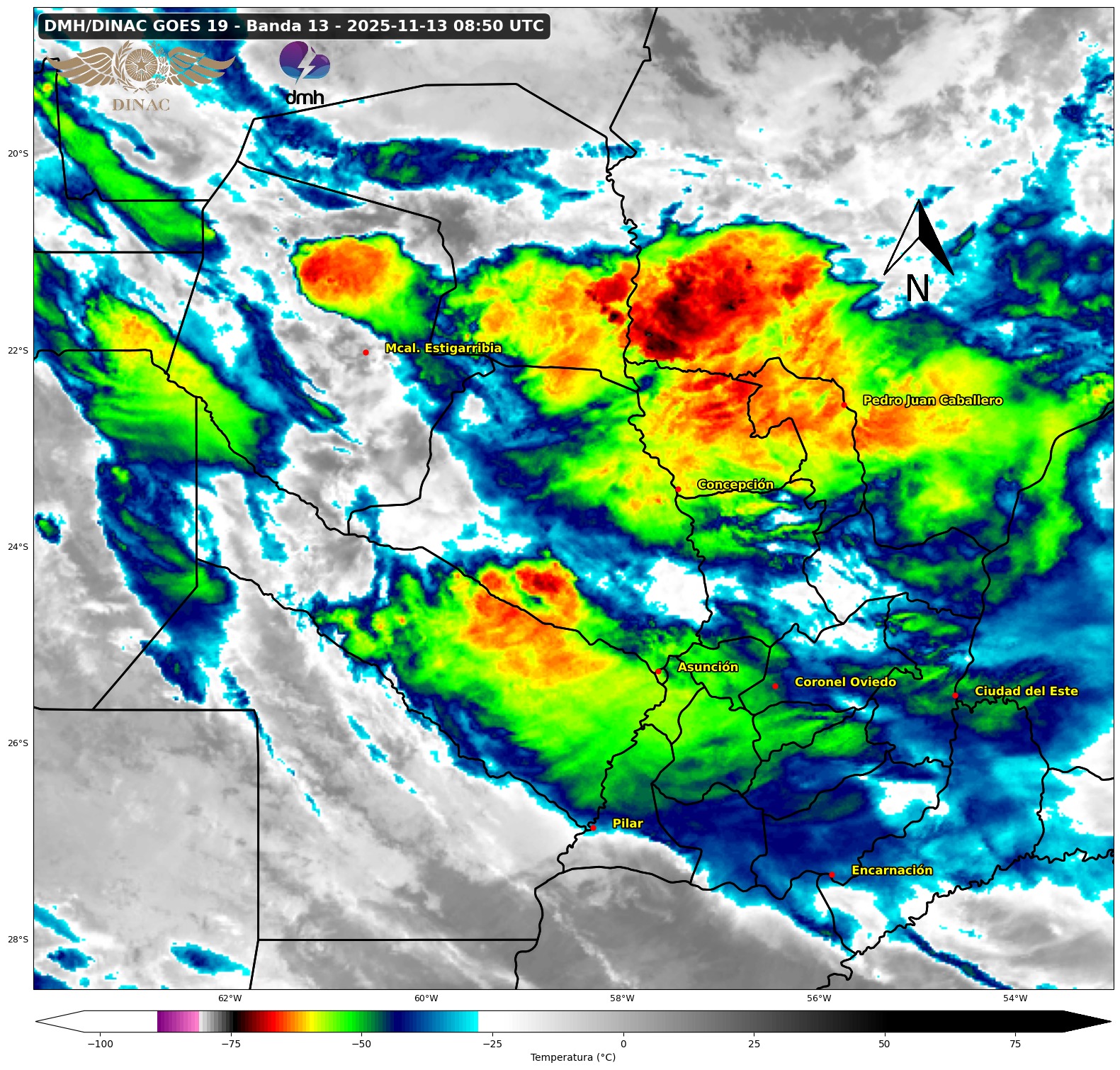 Meteorología alerta sobre tormentas con vientos fuertes y posible caída de granizos