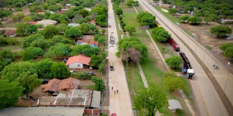 MOPC ejecuta obras claves de suelo, en zona urbana del Corredor Bioceánico