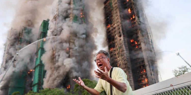 Trágico incendio en Hong Kong