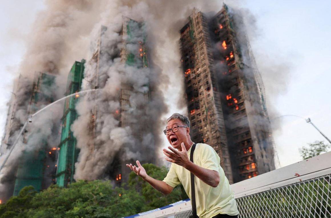 Trágico incendio en Hong Kong