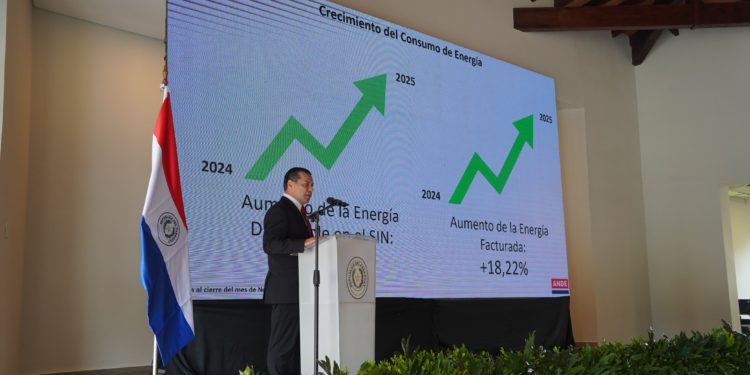 La ANDE cierra un 2025 de “consumo récord” de electricidad y «ejecución histórica» en obras