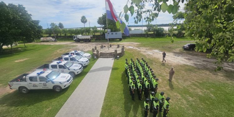 Alto Paraguay cuenta con 50 policías más como refuerzo en seguridad