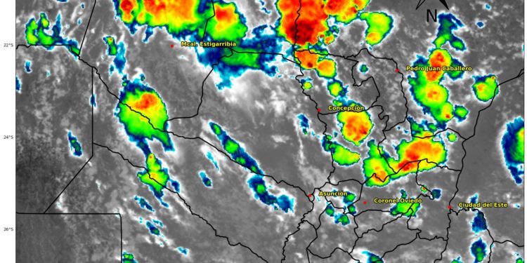 Meteorología advierte sobre lluvias intensas y tormentas eléctricas en gran parte del país