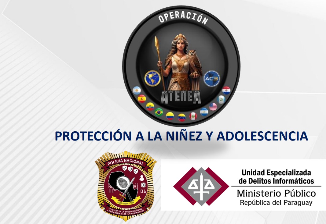 Operación Atenea: Paraguay se suma al operativo continental contra el crimen que explota a niñas, niños y adolescentes Operación Atenea: Paraguay se suma al operativo continental contra el crimen que explota a niñas, niños y adolescentes