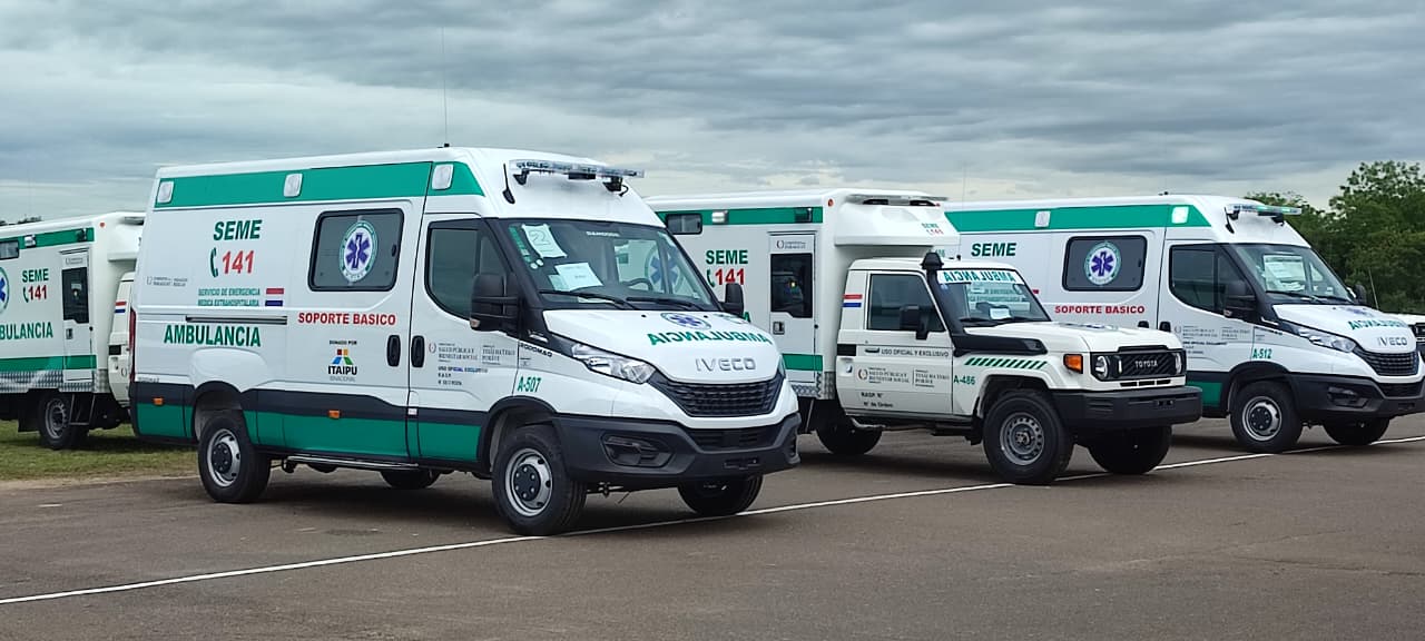 Gobierno completa flota de 217 ambulancias y proyecta inversión de USD 400 millones en salud