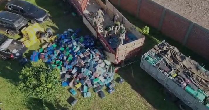 Cuarenta policías de Canindeyú serán sumariados luego de la mega incautación de marihuana