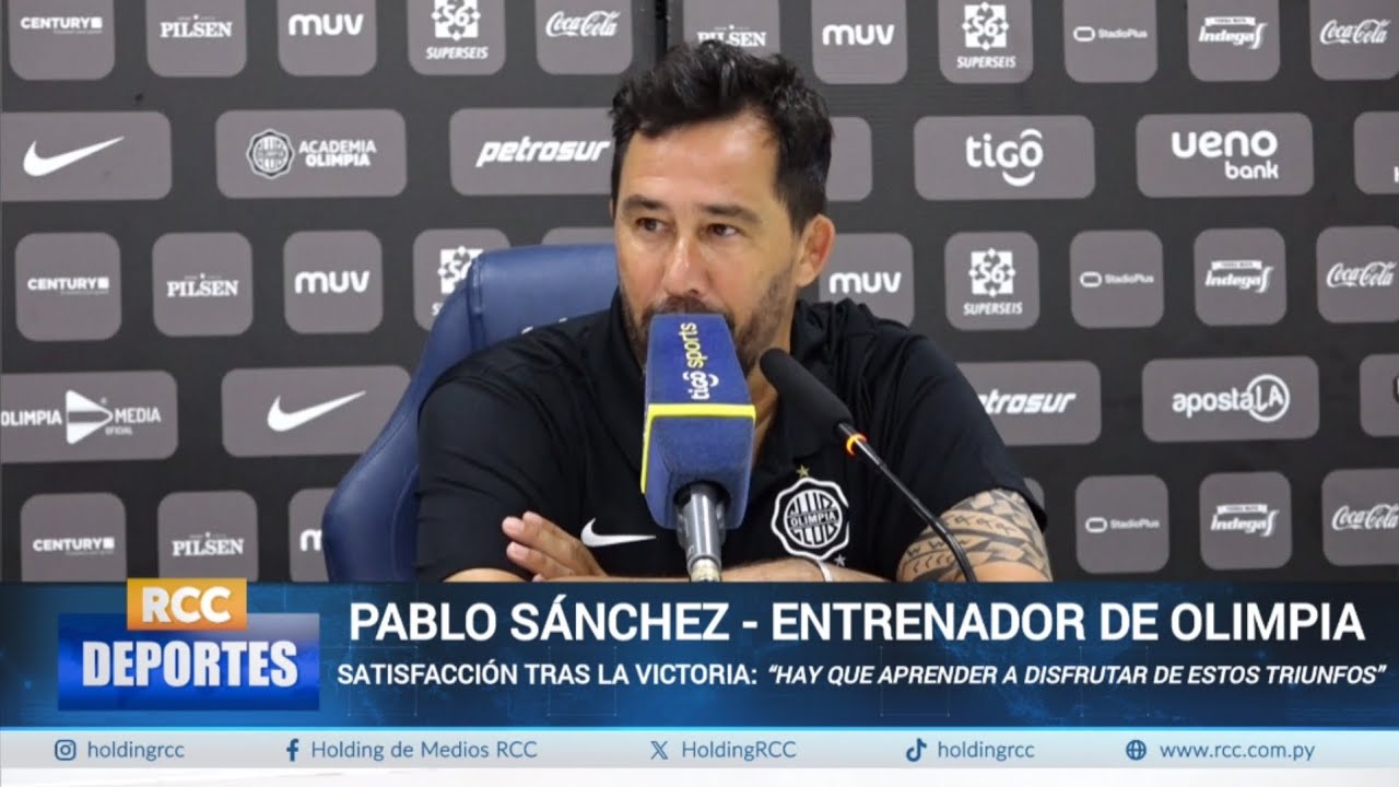 Video: 𝗢𝗹𝗶𝗺𝗽𝗶𝗮 (𝟮) 𝘃𝘀. (𝟭) 𝗚𝘂𝗮𝗿𝗮𝗻𝗶: 𝗣𝗮𝗹𝗮𝗯𝗿𝗮𝘀 𝗱𝗲𝗹 𝗱𝗶𝗿𝗲𝗰𝘁𝗼𝗿 𝘁𝗲́𝗰𝗻𝗶𝗰𝗼 𝗣𝗮𝗯𝗹𝗼 𝗦𝗮́𝗻𝗰𝗵𝗲𝘇