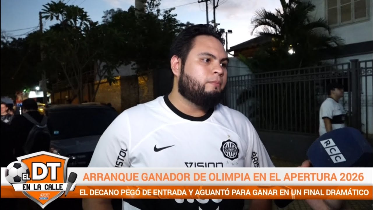 Video: 𝗗𝗧 𝗲𝗻 𝗹𝗮 𝗰𝗮𝗹𝗹𝗲: 𝗢𝗹𝗶𝗺𝗽𝗶𝗮 (𝟮) 𝘃𝘀. (𝟭) 𝗚𝘂𝗮𝗿𝗮𝗻𝗶 – 𝗙𝗲𝗰𝗵𝗮 𝟭 – 𝗧𝗼𝗿𝗻𝗲𝗼 𝗔𝗽𝗲𝗿𝘁𝘂𝗿𝗮 𝟮𝟬𝟮𝟲