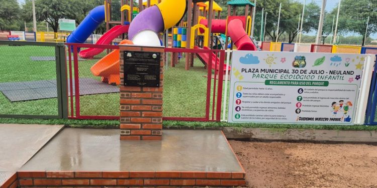 Neuland ya cuenta con un Parque Ecológico Infantil habilitado por la Municipalidad de Boquerón