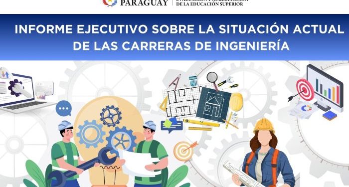 Solo 18,3% de las carreras de ingeniería están acreditadas en Paraguay, según último informe de la ANEAES