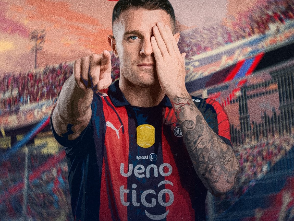 Pablo Vegetti llegará a mitad de semana y firmará por tres años con Cerro Porteño