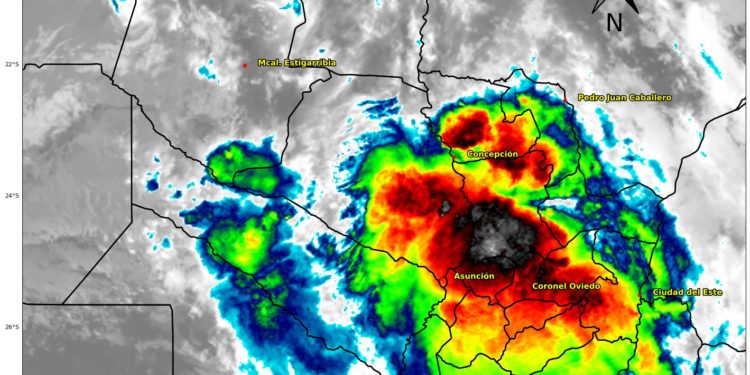 Alerta por tormentas fuertes a muy fuertes en gran parte del país