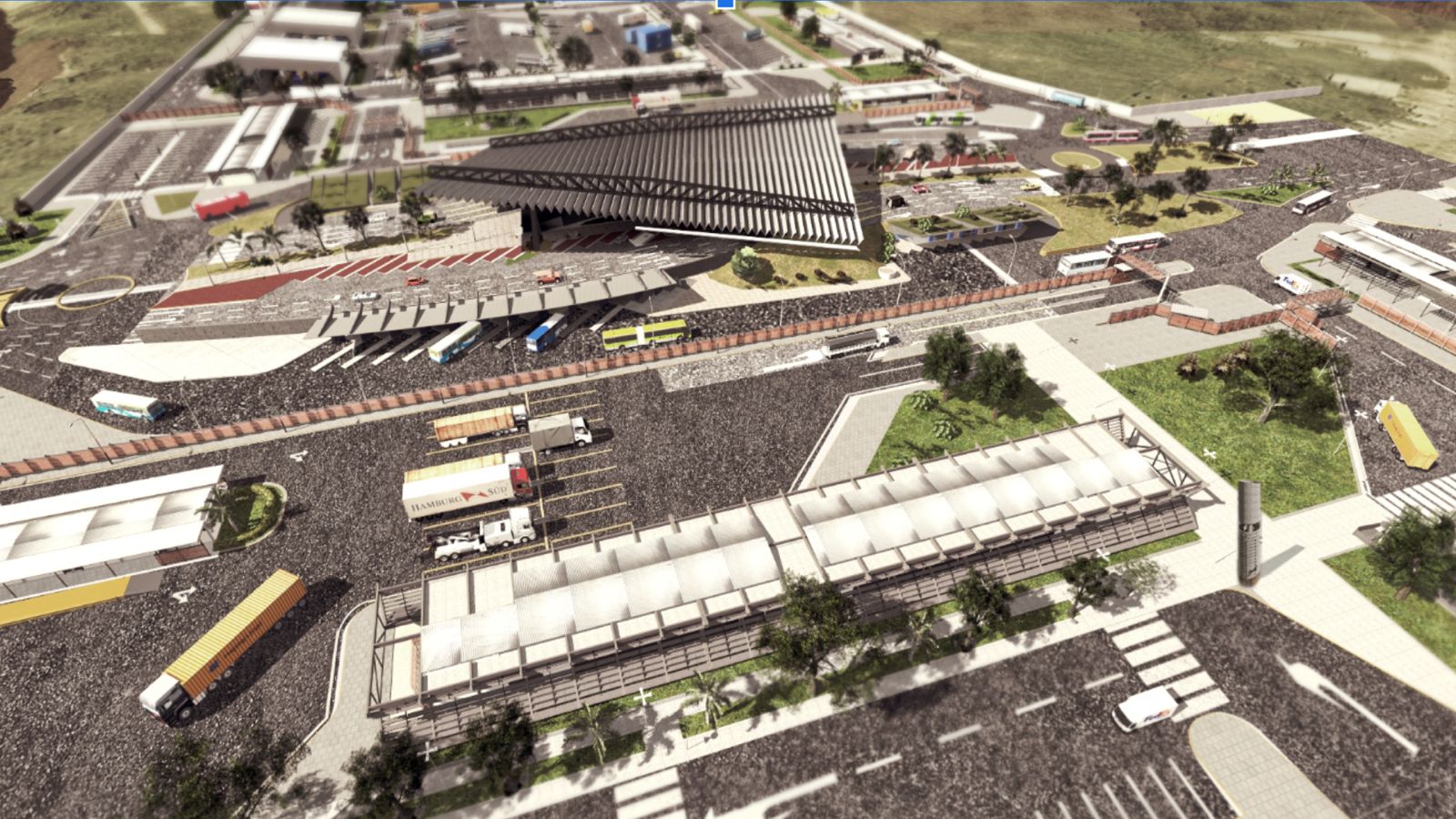 Anuncian la transformación total de Puerto Falcón, uno de los pasos fronterizos más importantes del país