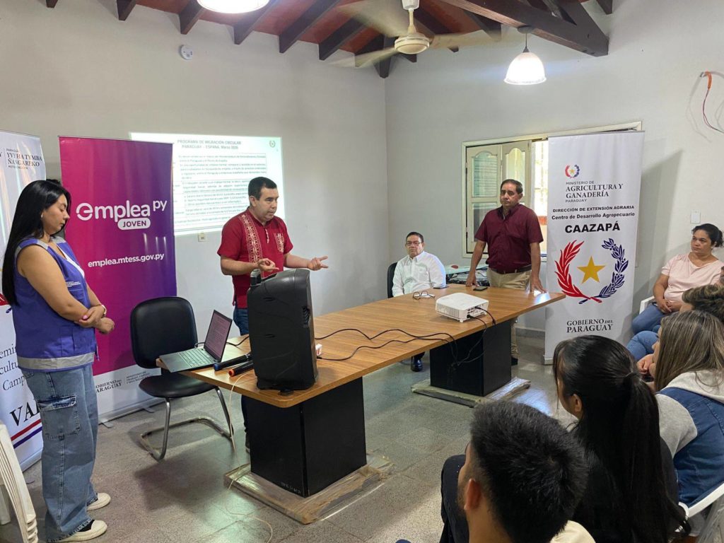 Presentan también en Caazapá programa de migración laboral circular con España