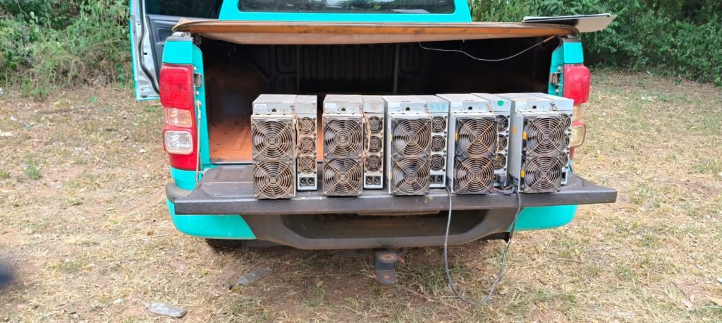 Golpe a la criptominería ilegal en Luque