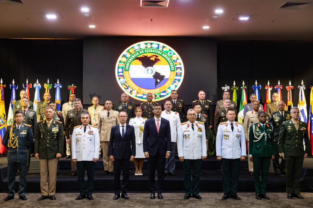 Paraguay asume el mando militar del continente en la Conferencia de Ejércitos Americanos
