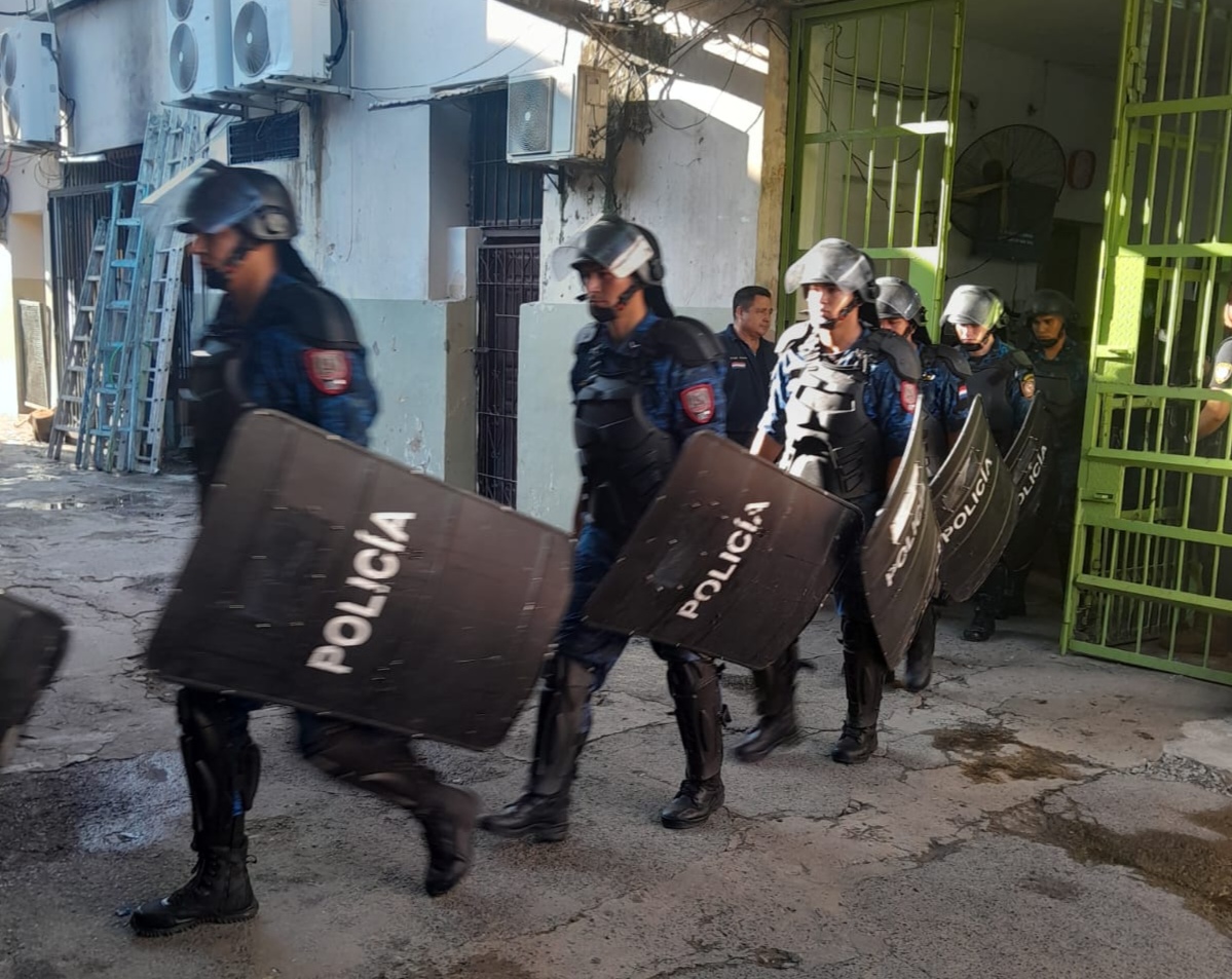 Controlan protesta de internos en la Penitenciaría Nacional tras intervención preventiva