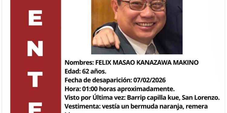 Policía Nacional pide ayuda para ubicar a ex titular de la DINAC, Félix Kanazawa