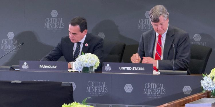 Paraguay refuerza alianza estratégica con Estados Unidos y se suma a iniciativa sobre minerales críticos