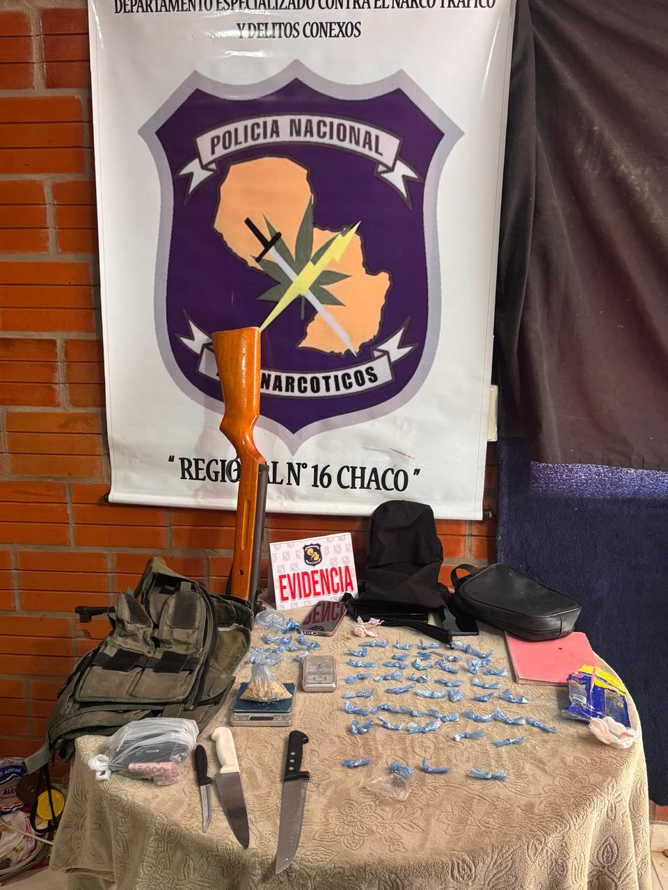 Filadelfia: allanan una vivienda donde había más de 500 dosis de droga