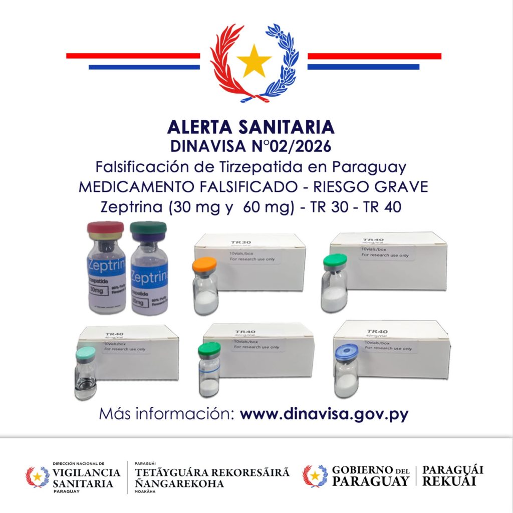 ¡CUIDADO!: hay versiones falsificadas de Tirzepatida, el «medicamento de moda»