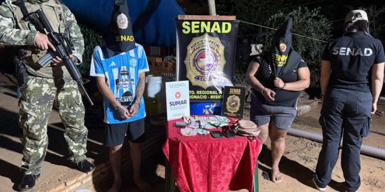 Muy llamativo: suegra y yerno vendían drogas juntos