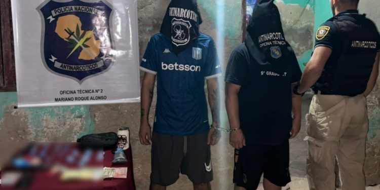 Drogas en Villa Hayes: 4 detenidos en dos allanamientos