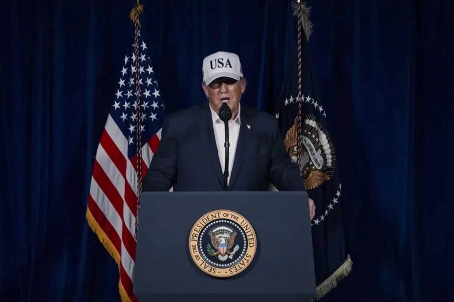 Presidente Trump afirma que el régimen iraní ha colapsado, tras la operación «Epic Fury»