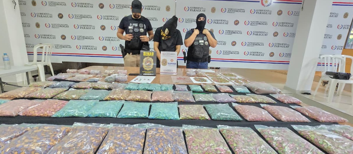Incautación récord de éxtasis en zona urbana