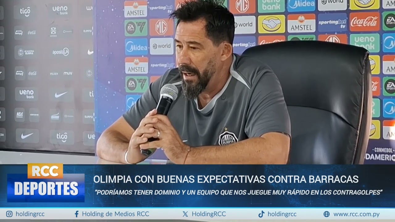 Video: Olimpia afina detalles para el duelo de esta noche