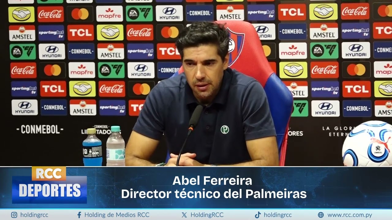 Video: Abel Ferreira Director técnico del Palmeiras / Cerro Porteño vs Palmeiras