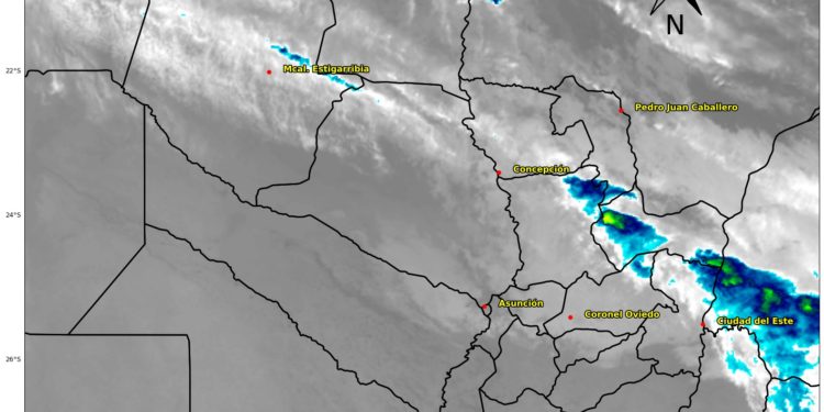 Alerta meteorológica: núcleos de tormentas se intensifican en el norte y este de la Región Oriental