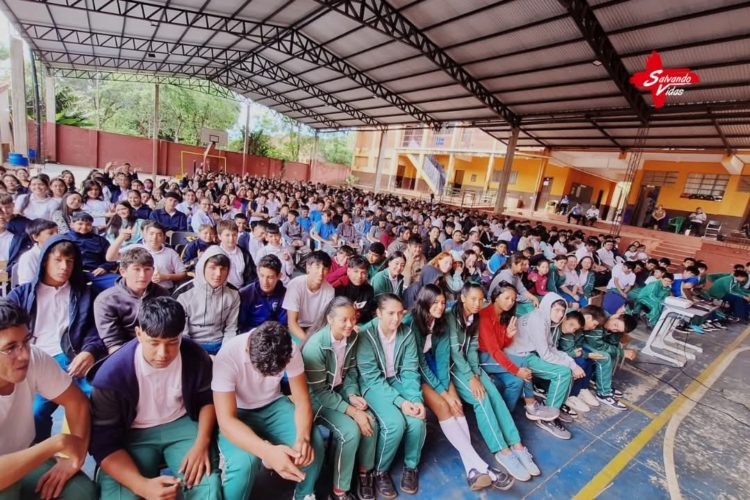 Impacto masivo en Paraguarí: más de 4.000 adolescentes fueron alcanzados por Salvando Vidas 