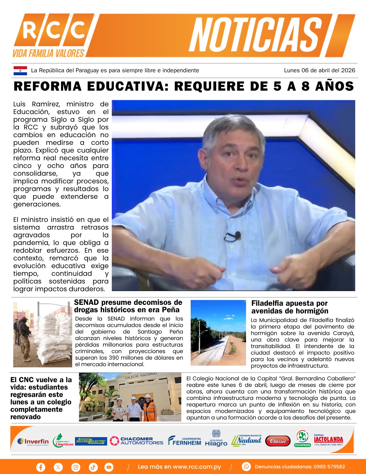 TAPA DE NOTICIAS