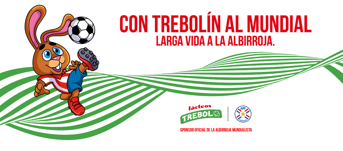 Trebolín ya tiene su lugar en el Mundial: Lácteos Trébol presenta la edición “Generación Mundialista”