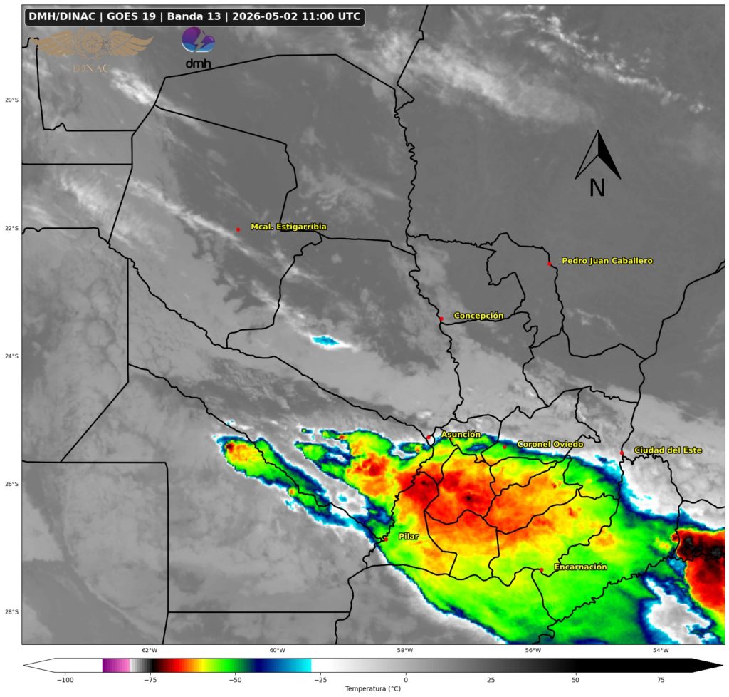 Sistema de tormentas se intensifica y afectará a 12 departamentos y la capital