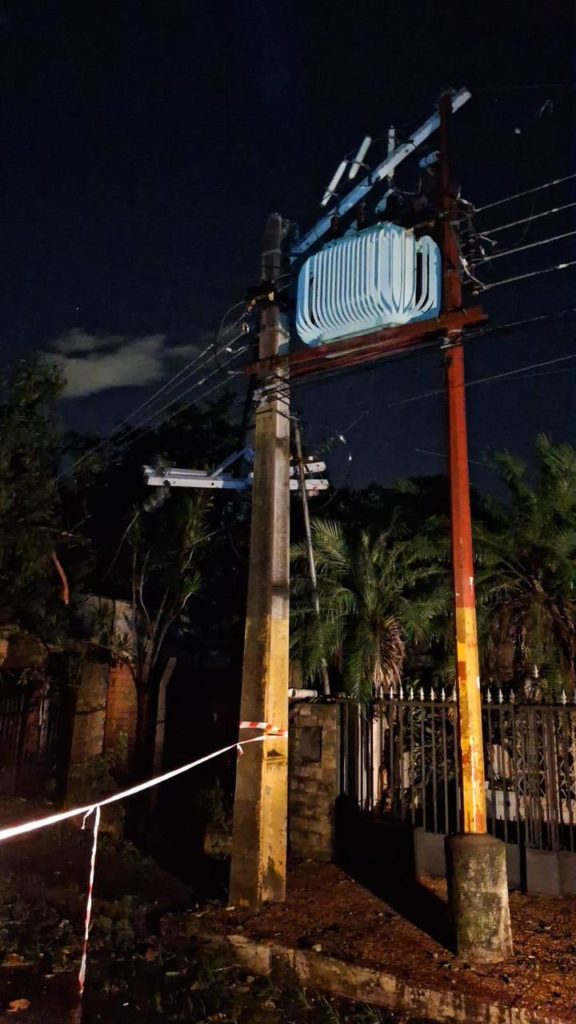 ANDE informa que restableció el 94% del servicio y activó Código Amarillo de Emergencia