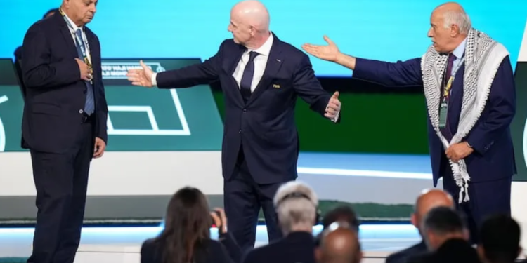 Tensión en la FIFA: fallido gesto de paz expone el conflicto entre Israel y Palestina
